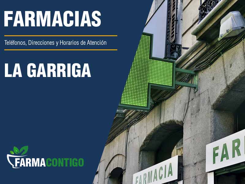 Farmacias en La Garriga - Telfonos, Direcciones y Horarios de Atencin