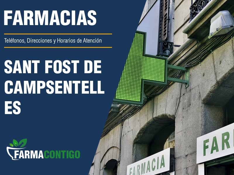 Farmacias en Sant Fost De Campsentelles - Telfonos, Direcciones y Horarios de Atencin